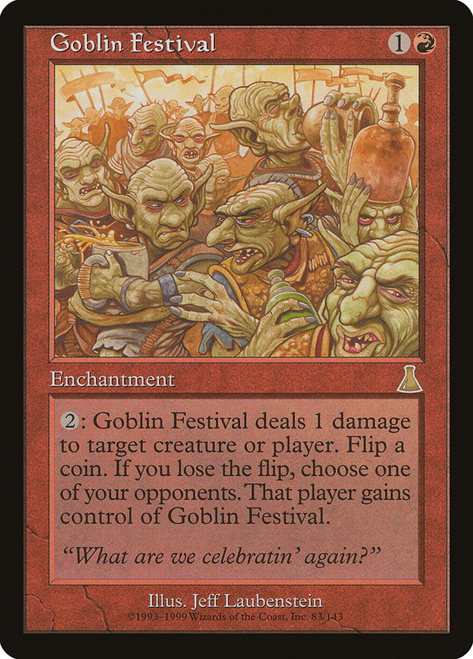 Goblin Festival [Urza's Destiny] | L.A. Mood Comics and Games