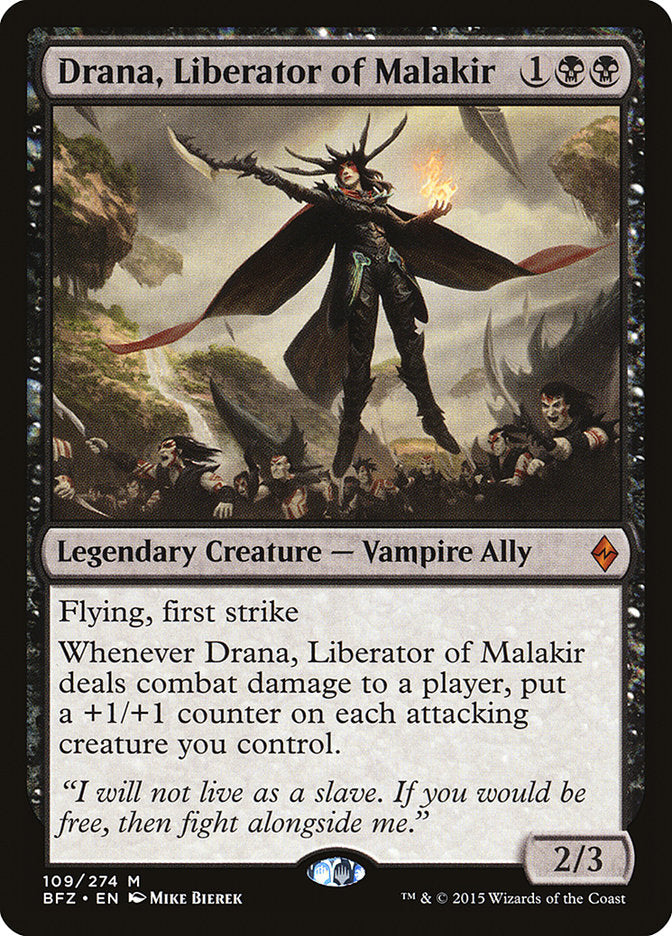 Drana, Liberator of Malakir [Battle for Zendikar] | L.A. Mood Comics and Games