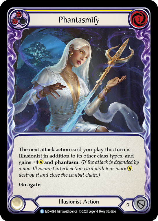 Phantasmify (Yellow) [MON096-RF] (Monarch)  1st Edition Rainbow Foil | L.A. Mood Comics and Games
