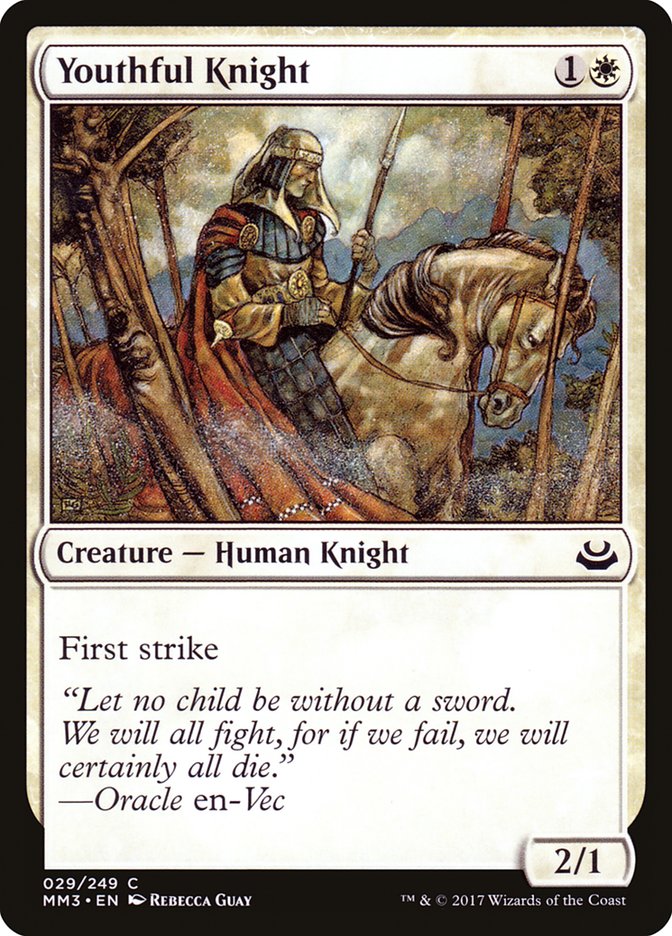 Youthful Knight [Modern Masters 2017] | L.A. Mood Comics and Games