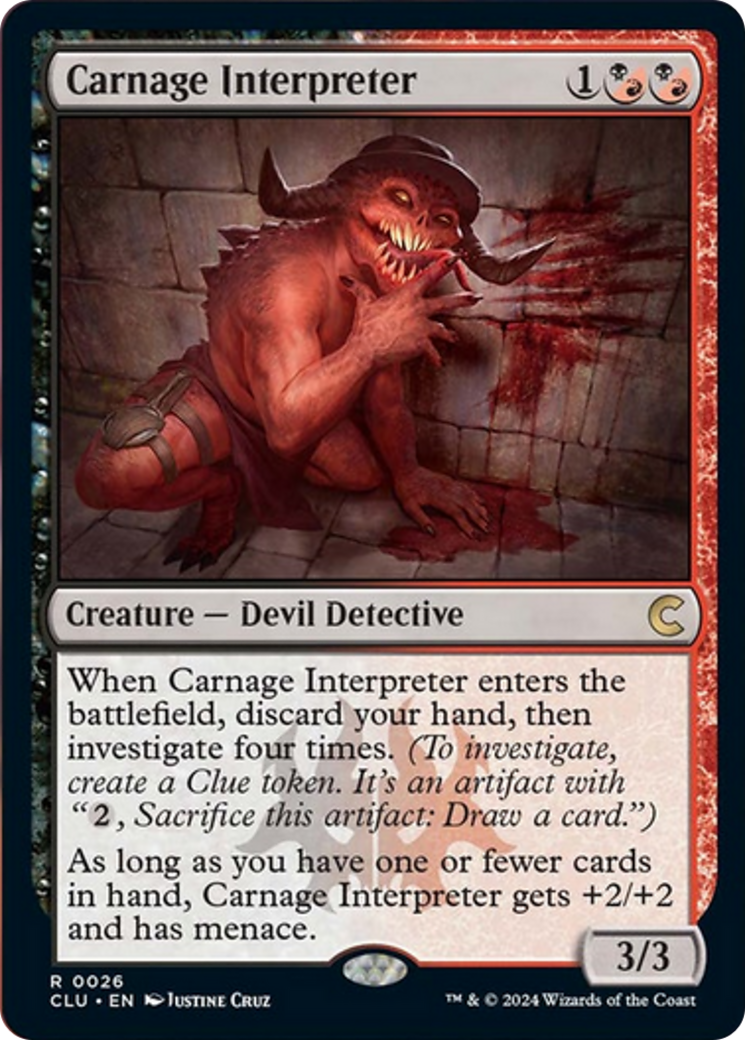 Carnage Interpreter [Ravnica: Clue Edition] | L.A. Mood Comics and Games