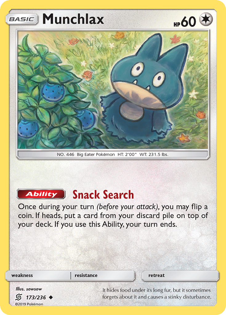 Munchlax (173/236) [Sun & Moon: Unified Minds] | L.A. Mood Comics and Games