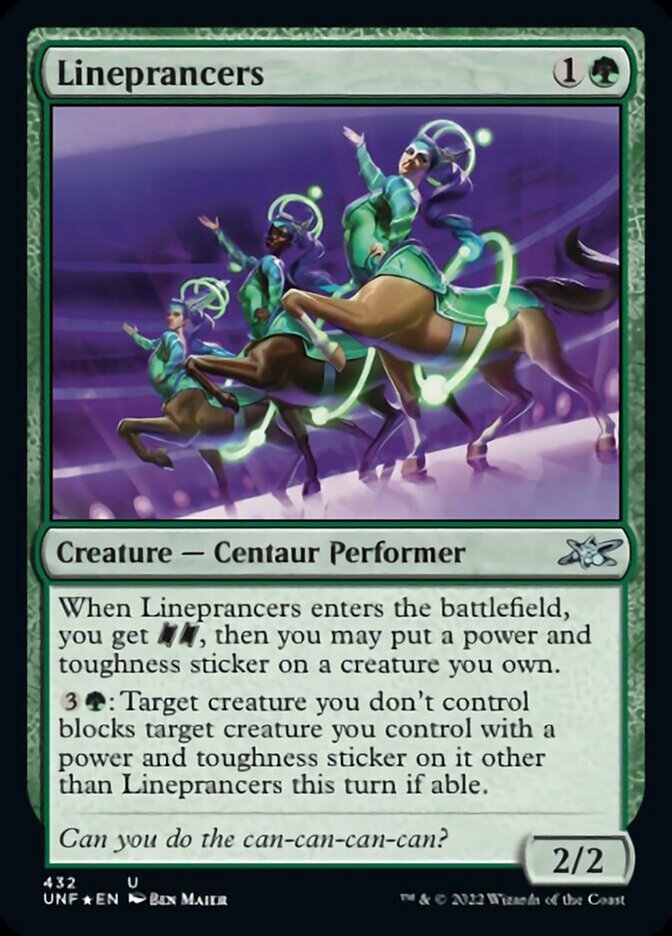 Lineprancers (Galaxy Foil) [Unfinity] | L.A. Mood Comics and Games