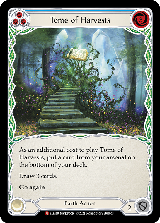 Tome of Harvests [ELE118] (Tales of Aria)  1st Edition Rainbow Foil | L.A. Mood Comics and Games