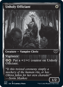 Unholy Officiant [Innistrad: Double Feature] | L.A. Mood Comics and Games