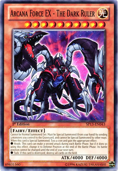 Arcana Force EX - The Dark Ruler [SP13-EN043] Common | L.A. Mood Comics and Games