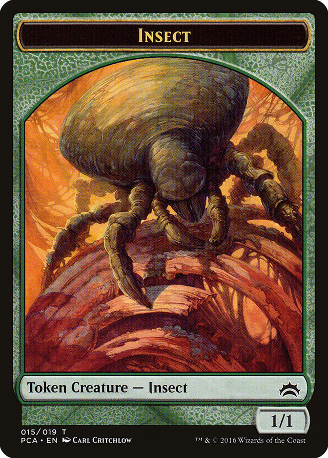 Insect Token [Planechase Anthology Tokens] | L.A. Mood Comics and Games