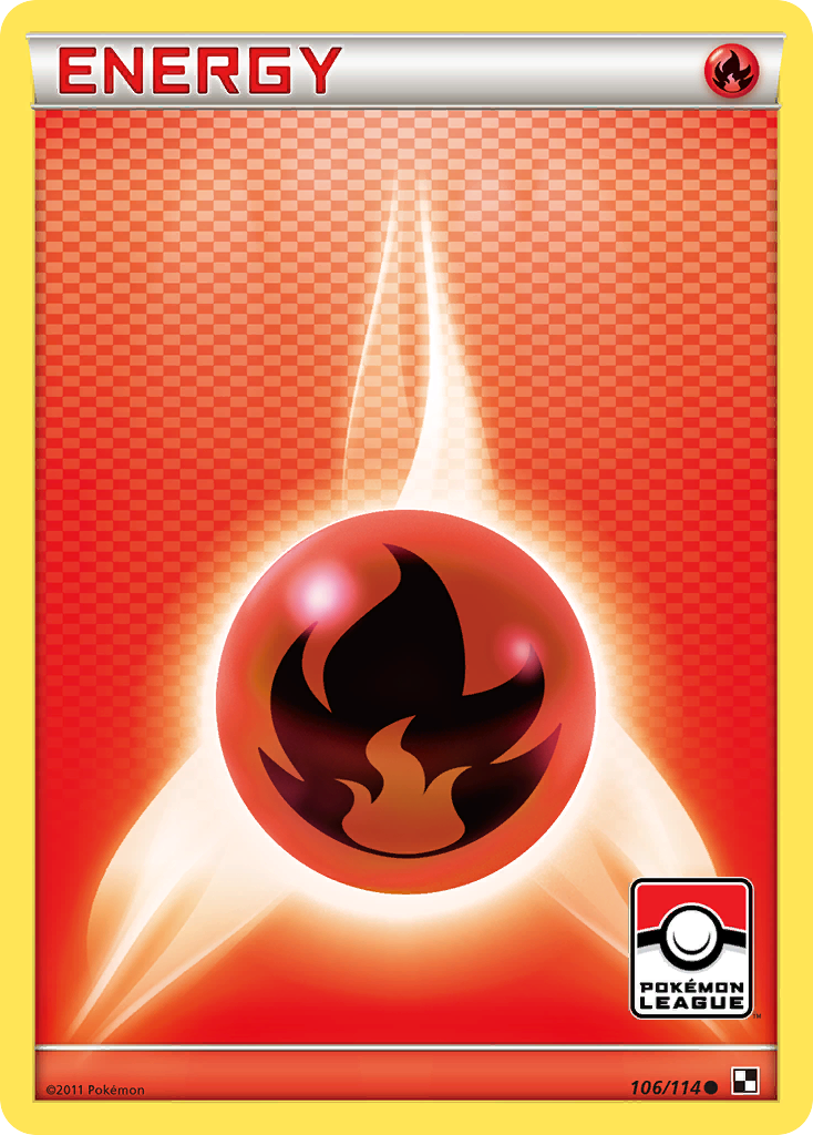 Fire Energy (106/114) [Black & White: Base Set] | L.A. Mood Comics and Games