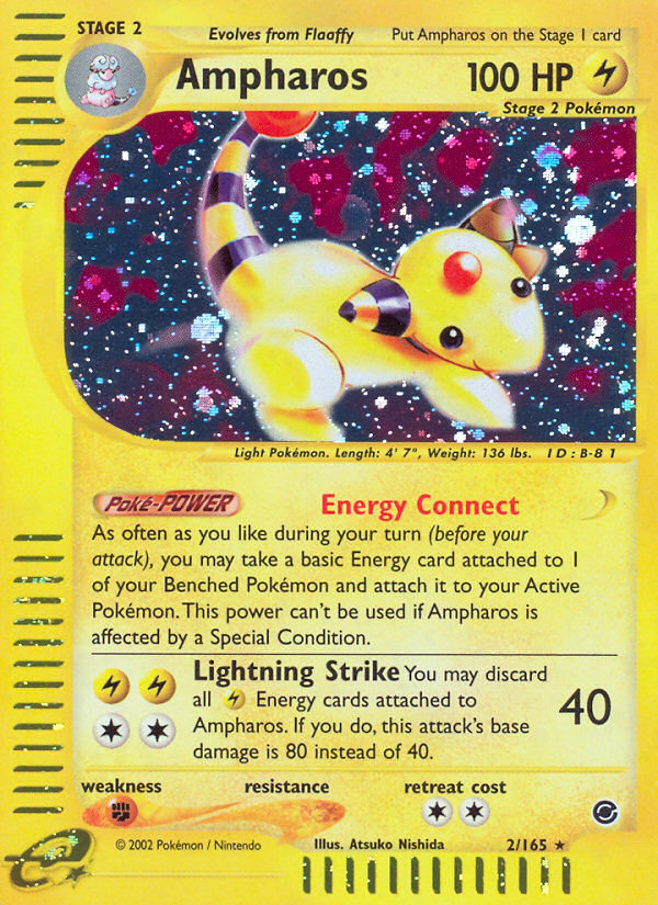 Ampharos (2/165) [Expedition: Base Set] | L.A. Mood Comics and Games