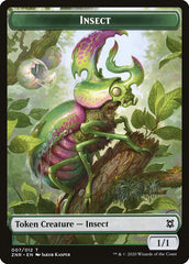 Illusion // Insect Double-Sided Token [Zendikar Rising Tokens] | L.A. Mood Comics and Games