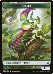 Cat // Insect Double-Sided Token [Zendikar Rising Tokens] | L.A. Mood Comics and Games