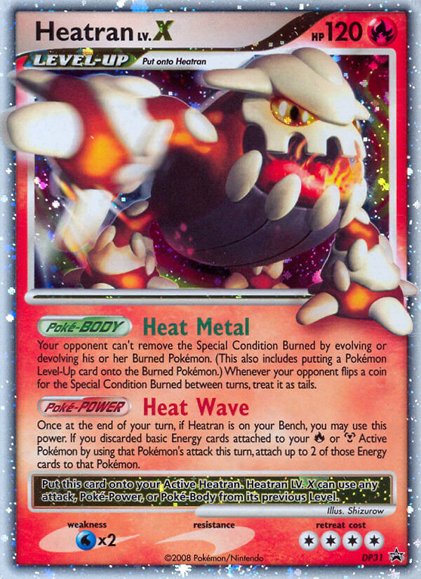 Heatran LV.X (DP31) [Diamond & Pearl: Black Star Promos] | L.A. Mood Comics and Games