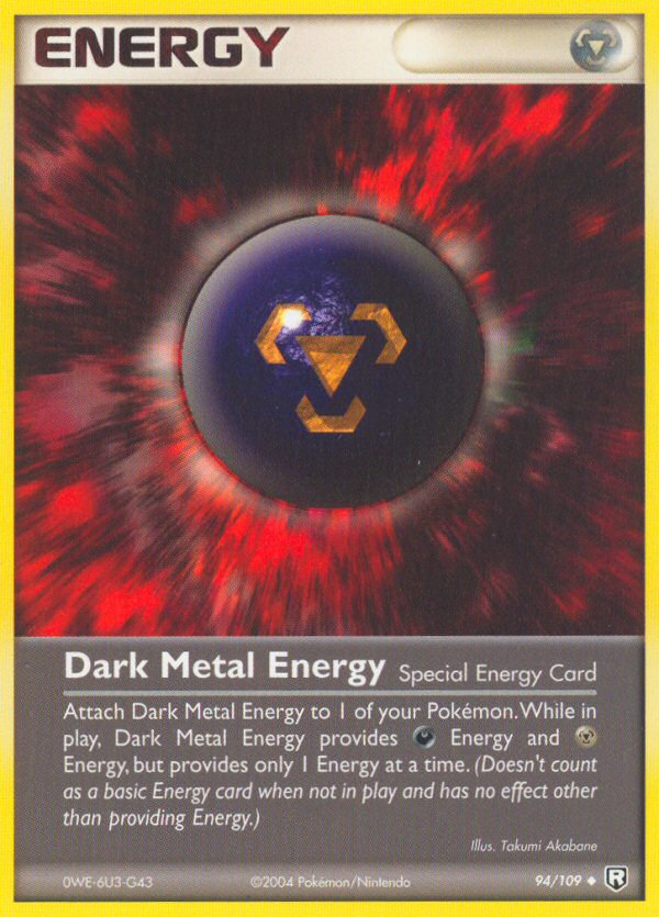 Dark Metal Energy (94/109) [EX: Team Rocket Returns] | L.A. Mood Comics and Games