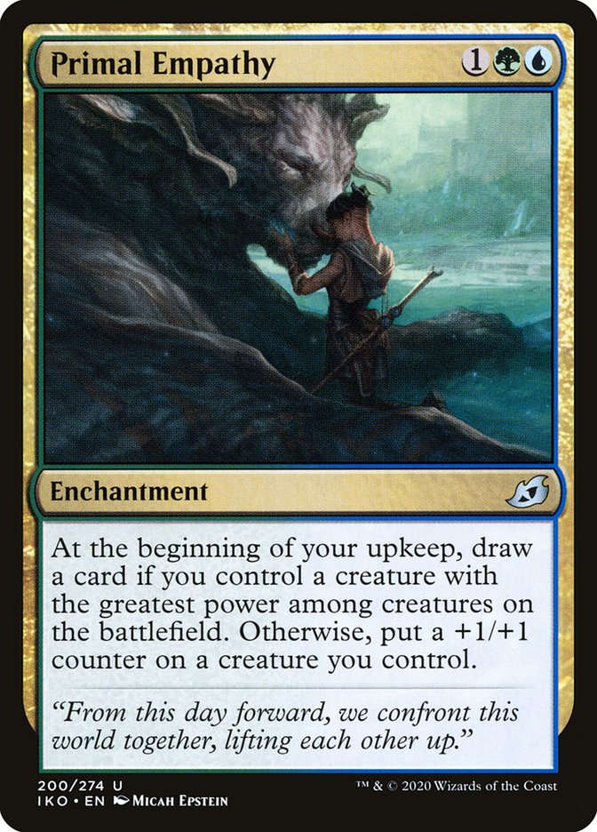 Primal Empathy [Ikoria: Lair of Behemoths] | L.A. Mood Comics and Games