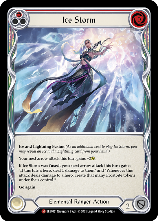 Ice Storm [ELE037] (Tales of Aria)  1st Edition Normal | L.A. Mood Comics and Games