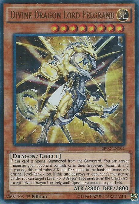 Divine Dragon Lord Felgrand [SR02-EN001] Ultra Rare | L.A. Mood Comics and Games