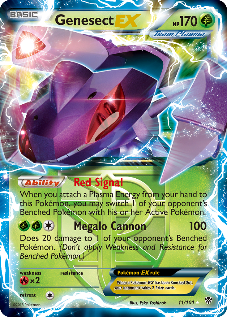 Genesect EX (11/101) [Black & White: Plasma Blast] | L.A. Mood Comics and Games