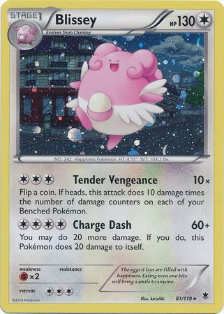 Blissey (81/119) (Cosmos Holo) [XY: Phantom Forces] | L.A. Mood Comics and Games