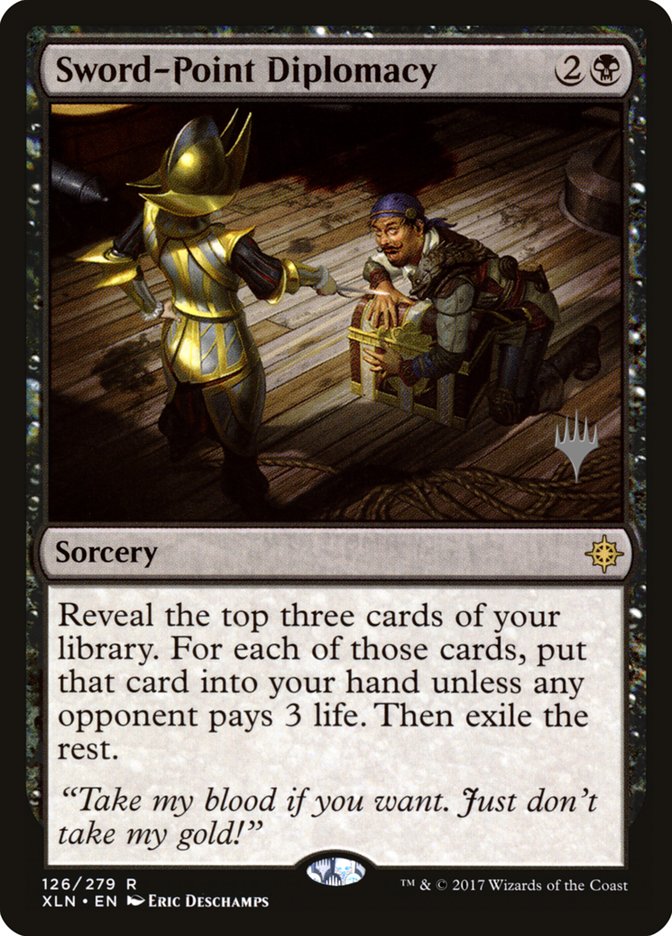 Sword-Point Diplomacy (Promo Pack) [Ixalan Promos] | L.A. Mood Comics and Games