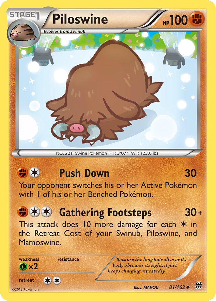 Piloswine (81/162) [XY: BREAKthrough] | L.A. Mood Comics and Games