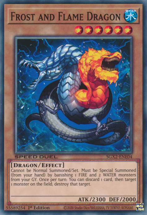 Frost and Flame Dragon [SGX2-ENE04] Common | L.A. Mood Comics and Games