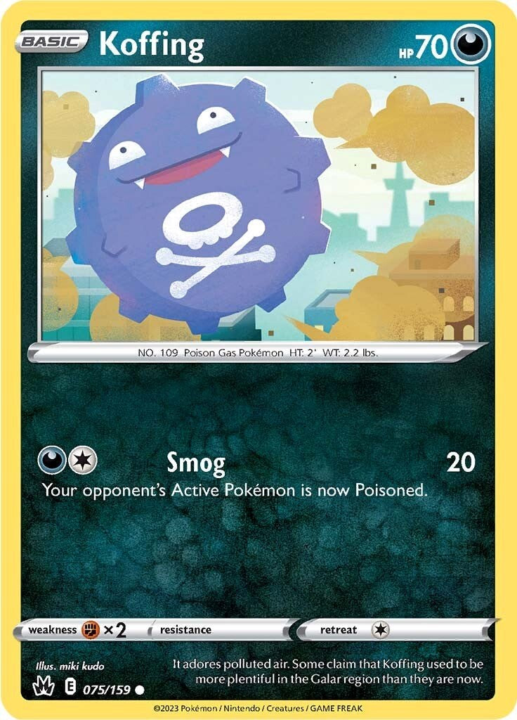 Koffing (075/159) [Sword & Shield: Crown Zenith] | L.A. Mood Comics and Games