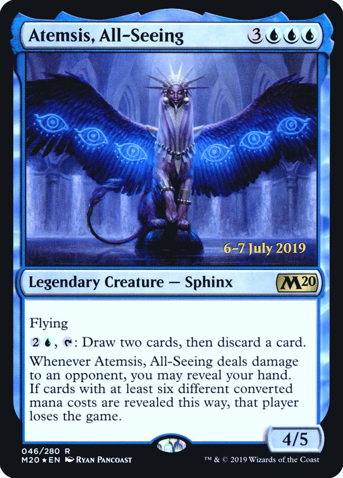 Atemsis, All-Seeing [Core Set 2020 Prerelease Promos] | L.A. Mood Comics and Games