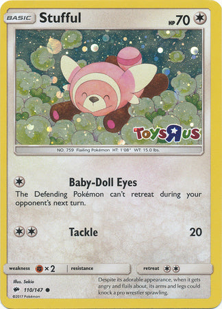 Stufful (110/147) (Toys R Us Promo) [Sun & Moon: Burning Shadows] | L.A. Mood Comics and Games