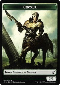 Centaur // Egg Double-Sided Token [Commander 2019 Tokens] | L.A. Mood Comics and Games