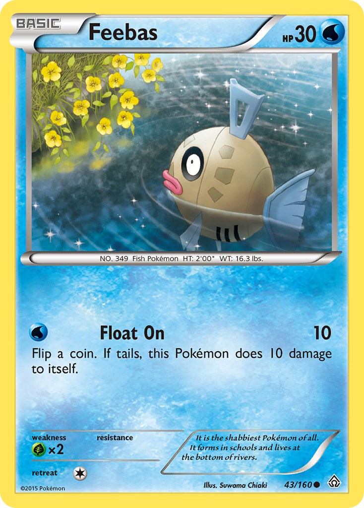 Feebas (43/160) [XY: Primal Clash] | L.A. Mood Comics and Games