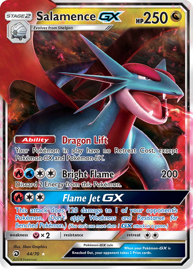 Salamence GX (44/70) [Sun & Moon: Dragon Majesty] | L.A. Mood Comics and Games