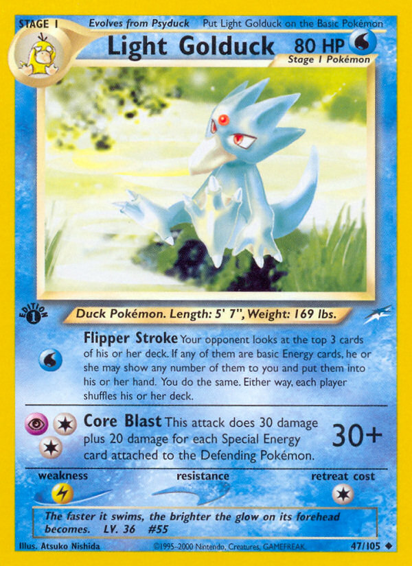 Light Golduck (47/105) [Neo Destiny 1st Edition] | L.A. Mood Comics and Games