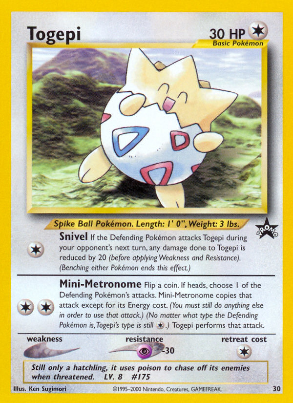 Togepi (30) [Wizards of the Coast: Black Star Promos] | L.A. Mood Comics and Games