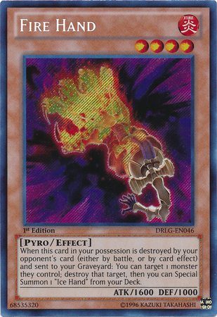 Fire Hand [DRLG-EN046] Secret Rare | L.A. Mood Comics and Games
