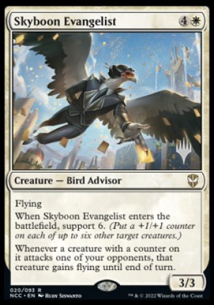 Skyboon Evangelist (Promo Pack) [Streets of New Capenna Commander Promos] | L.A. Mood Comics and Games