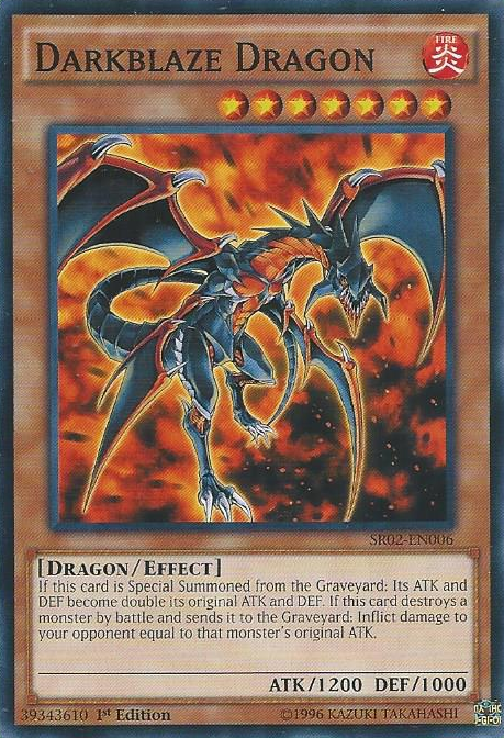 Darkblaze Dragon [SR02-EN006] Common | L.A. Mood Comics and Games