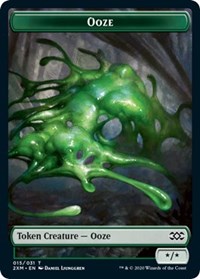 Ooze // Wurm (030) Double-Sided Token [Double Masters Tokens] | L.A. Mood Comics and Games