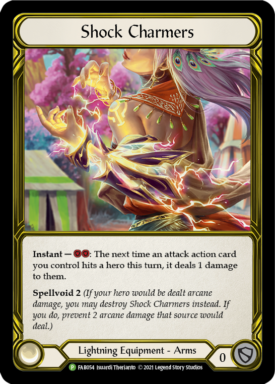 Shock Charmers (Golden) [FAB054] (Promo)  Cold Foil | L.A. Mood Comics and Games