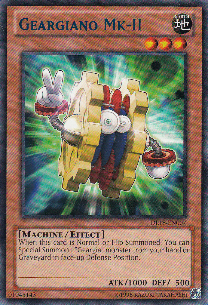 Geargiano Mk-II (Blue) [DL18-EN007] Rare | L.A. Mood Comics and Games
