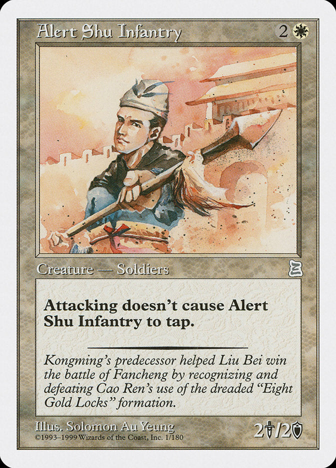 Alert Shu Infantry [Portal Three Kingdoms] | L.A. Mood Comics and Games