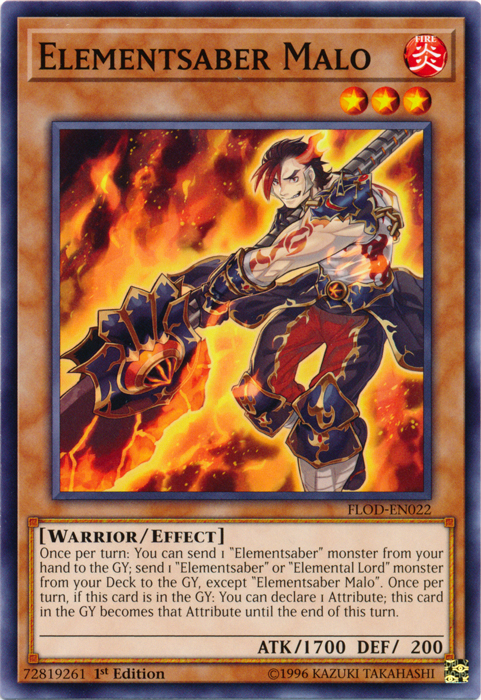 Elementsaber Malo [FLOD-EN022] Common | L.A. Mood Comics and Games