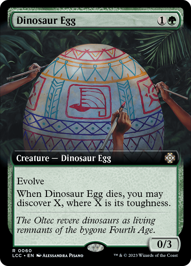 Dinosaur Egg (Extended Art) [The Lost Caverns of Ixalan Commander] | L.A. Mood Comics and Games