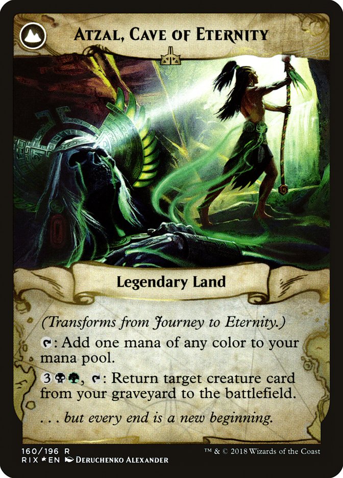 Journey to Eternity // Atzal, Cave of Eternity [Rivals of Ixalan Prerelease Promos] | L.A. Mood Comics and Games