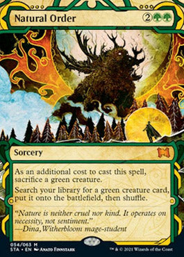 Natural Order (Foil Etched) [Strixhaven: School of Mages Mystical Archive] | L.A. Mood Comics and Games
