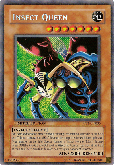 Insect Queen [CT1-EN005] Secret Rare | L.A. Mood Comics and Games