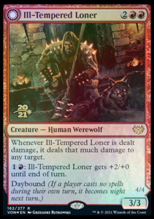 Ill-Tempered Loner // Howlpack Avenger [Innistrad: Crimson Vow Prerelease Promos] | L.A. Mood Comics and Games