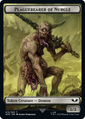 Spawn // Plaguebearer of Nurgle Double-Sided (Surge Foil) [Warhammer 40,000 Tokens] | L.A. Mood Comics and Games