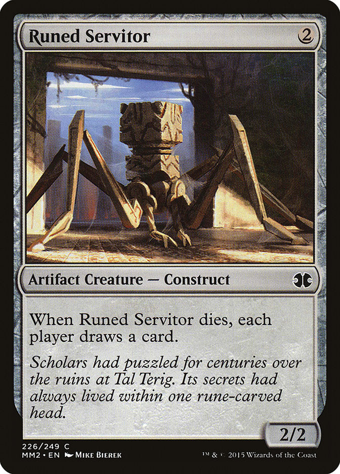 Runed Servitor [Modern Masters 2015] | L.A. Mood Comics and Games