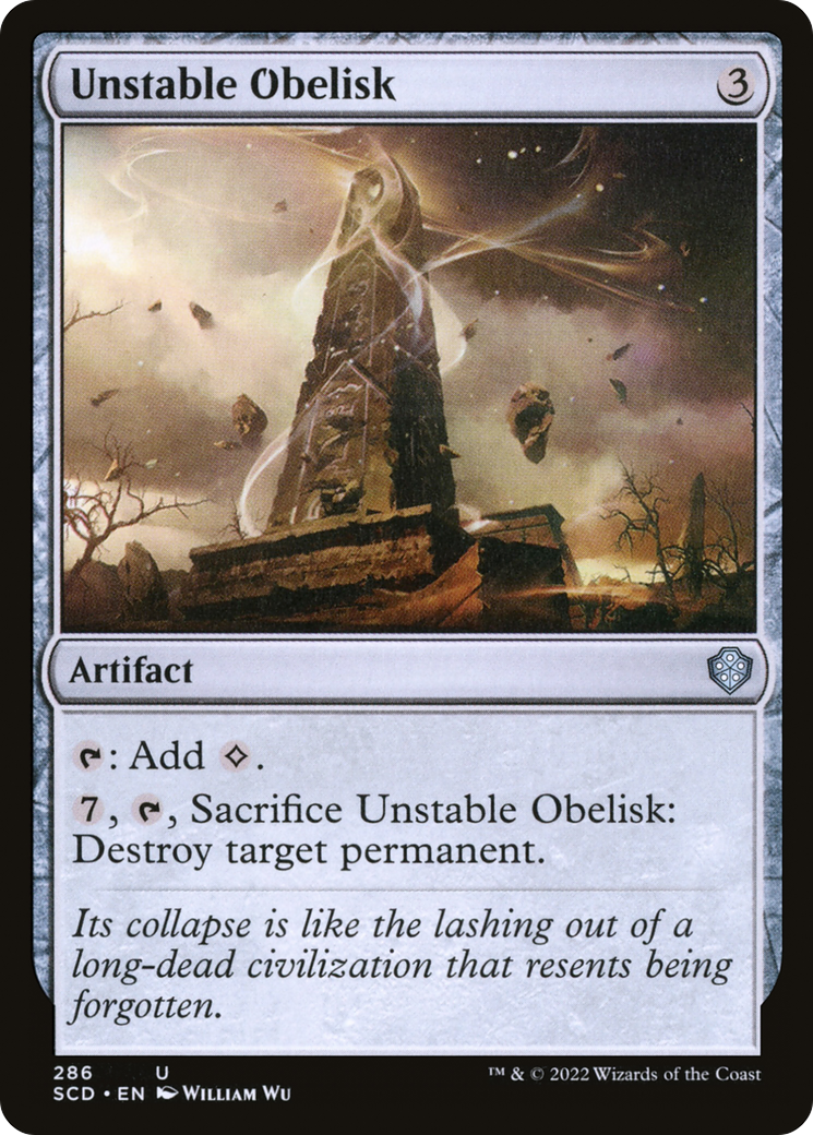 Unstable Obelisk [Starter Commander Decks] | L.A. Mood Comics and Games