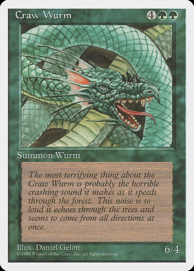 Craw Wurm [Fourth Edition] | L.A. Mood Comics and Games